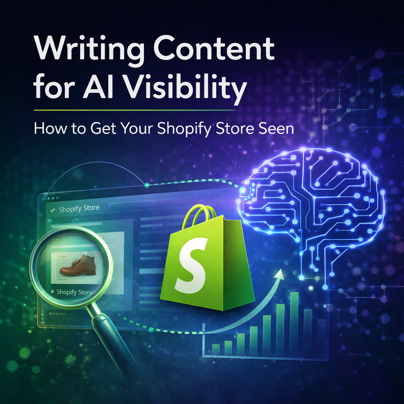 Writing Content for AI Visibility: How to Get Your Shopify Store Seen