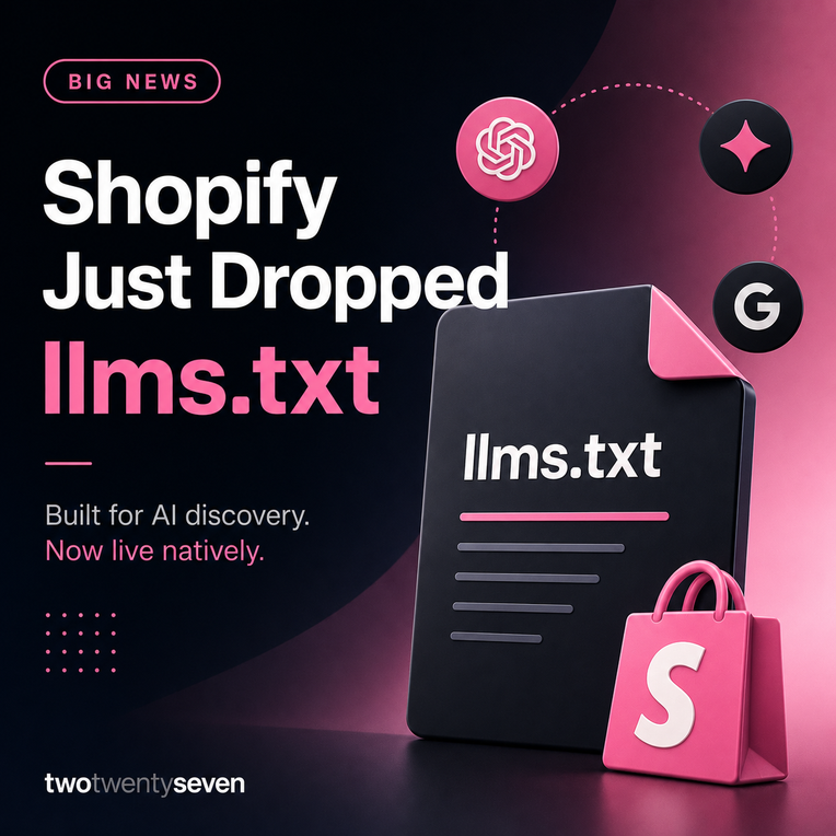 What is an llm.txt and why has Shopify dropped this into all of it's stores?